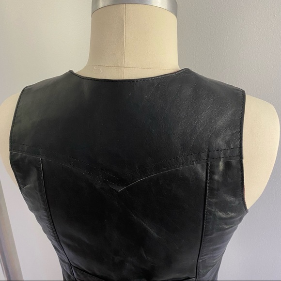Vintage leather vest - Picture 4 of 11